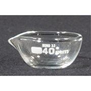 Evaporating dish flatt bottom borosilicate glass 90 ml