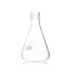 Balão Erlenmeyer com rosca GL25, 100 ml