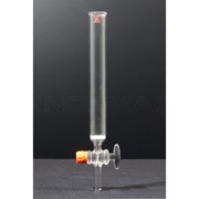 Chromatography column with glass stopcock,, 10x100 mm