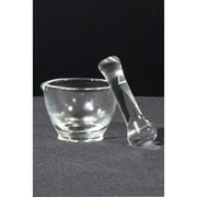 Glass mortar with spout and pestle, Ø120 mm, 500 ml