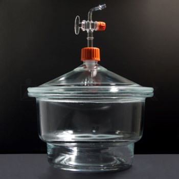 Vacuum desiccator (with stopcock) without plate 300 mm