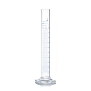Measuring cylinder. blue printing. class A Normax 10 ml