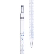 Graduated pipette. total delivery. blue print. 0 at top class A Normax 0,1 25 ml